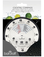 BARCRAFT COCKTAIL COMPASS STAINLESS STEEL