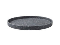 Mw Livvi Terrazzo Round Serving Tray 36cm Charcoal Gift Boxed