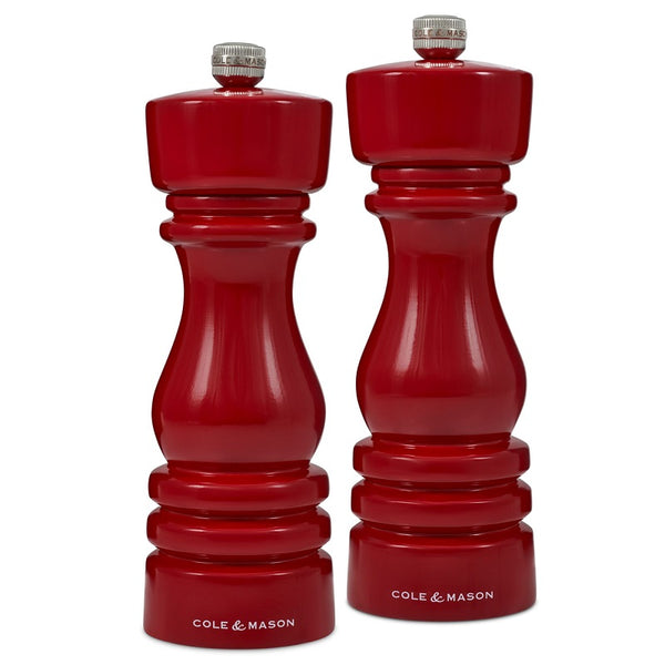 Cole & Mason London 18cm Red Gloss Gift Set