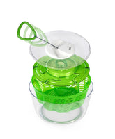 Zyllis Small Easy Spin Salad Spinner Green