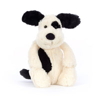 Jellycat Bashfull Black & Cream Puppy Original (med) 