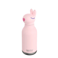 As Bestie Bottle Bunny Double Wall Insulated Bottle 460ml Pink