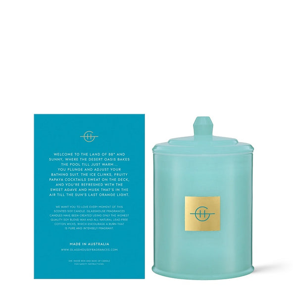 Glasshouse Candle 380g - Palm Springs Panache -24