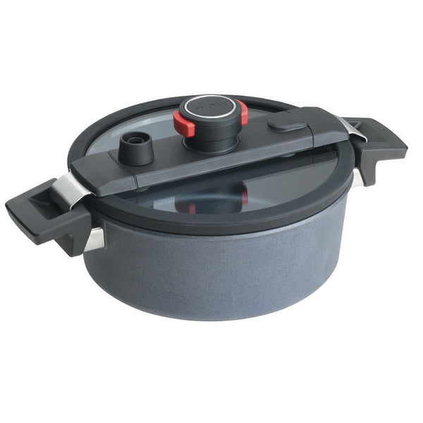 Woll Diamond Active Lite Fix Handle Induction Low Pressure Pot 24cm 5l With Lid Gift Boxed