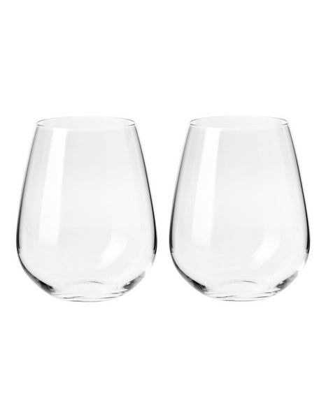 Krosno Duet Stemless Wine Glass 500 Ml Set Of 2 Gift Boxed