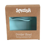 Smoosh Teal Divider Bowl