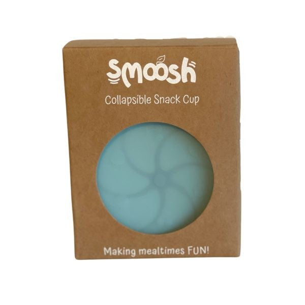 Smoosh Teal Snack Cup With Lid