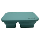 Smoosh Teal Silicone Collapsible Lunch Box