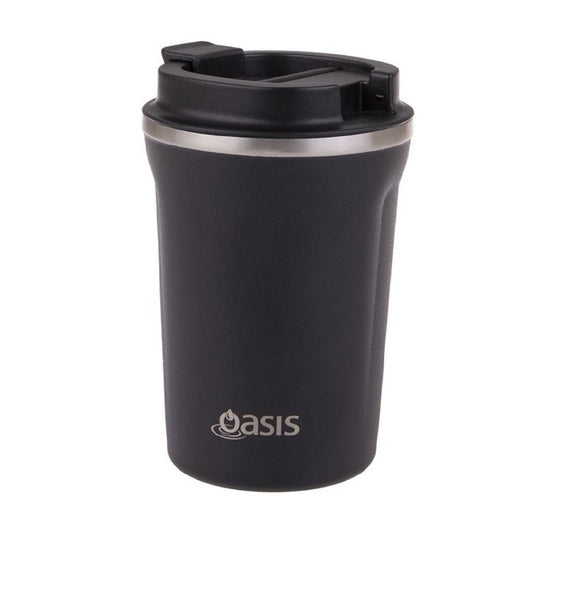 Oasis Double Wall Insulated Travel Cup 380ml Matte Black