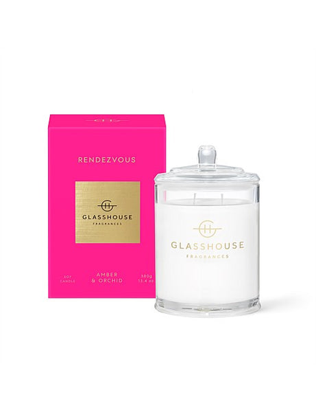 Glasshouse Candle 380g - Rendezvous