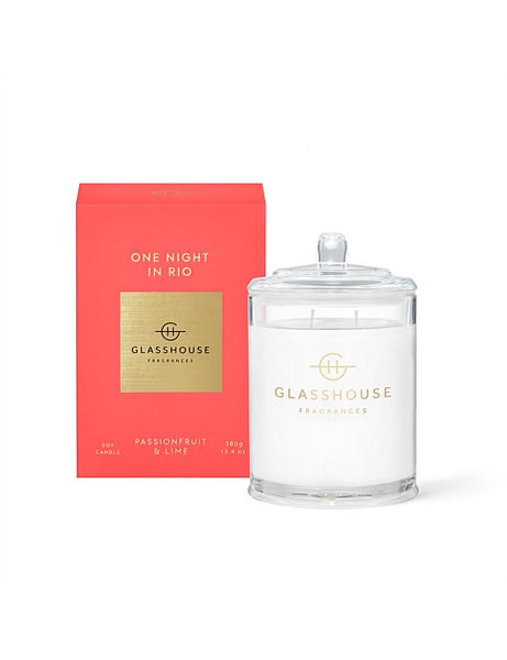 Glasshouse Candle 380g - One Night In Rio