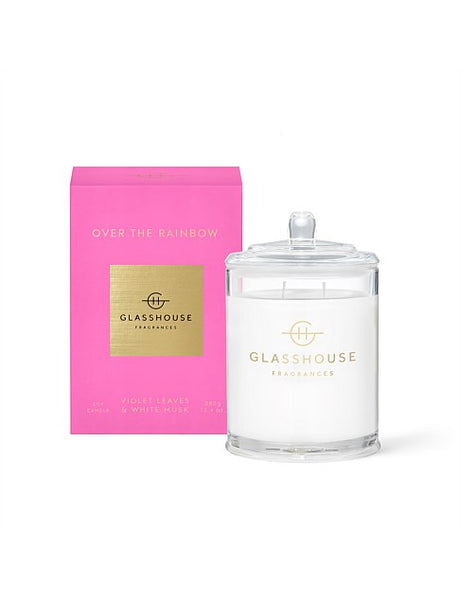 Glasshouse Candle 380g - Over The Rainbow