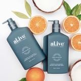 Al.ive Natural Hand And Body Lotion/wash Duo Pack - Coconut And Wild Orange