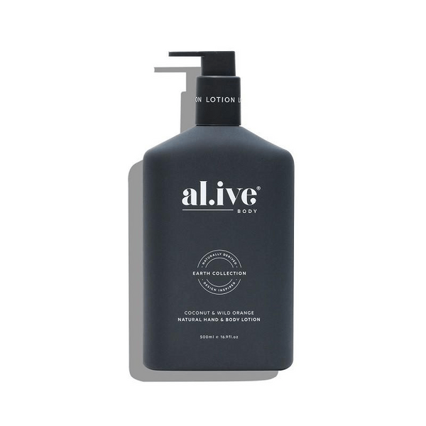 AL.IVE NATURAL HAND AND BODY LOTION - COCONUT AND WILD ORANGE